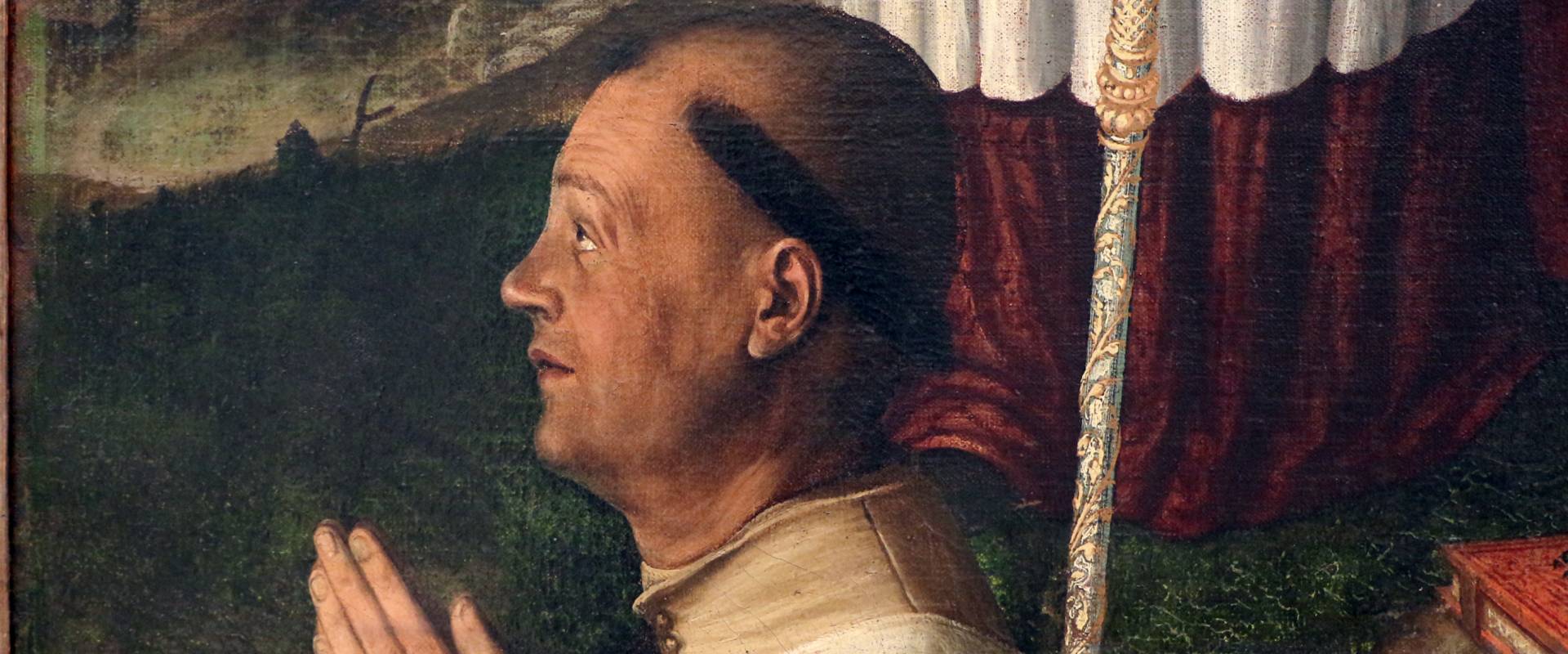 Filippo da verona, san benedetto e un devoto, 1510-15 ca. 02 foto di Sailko